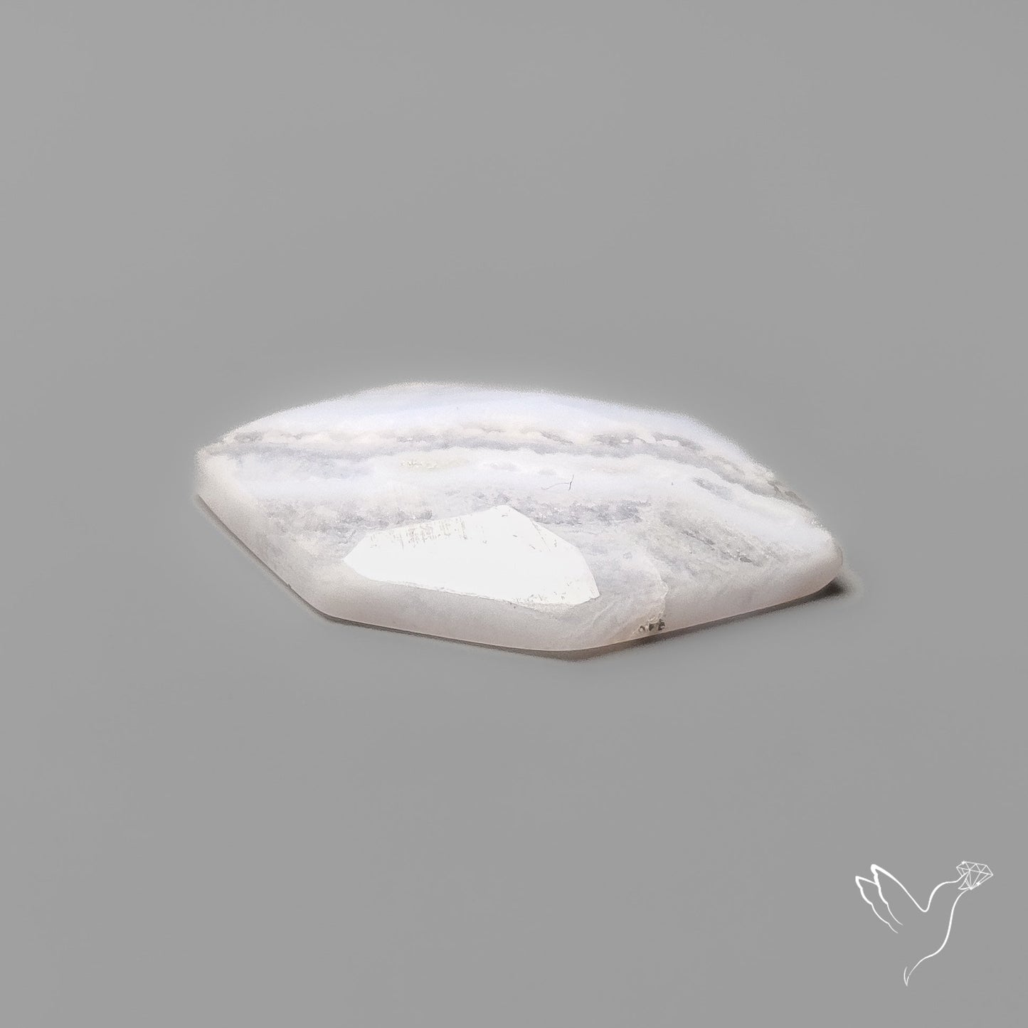 Rose Cut Blue Lace Agate