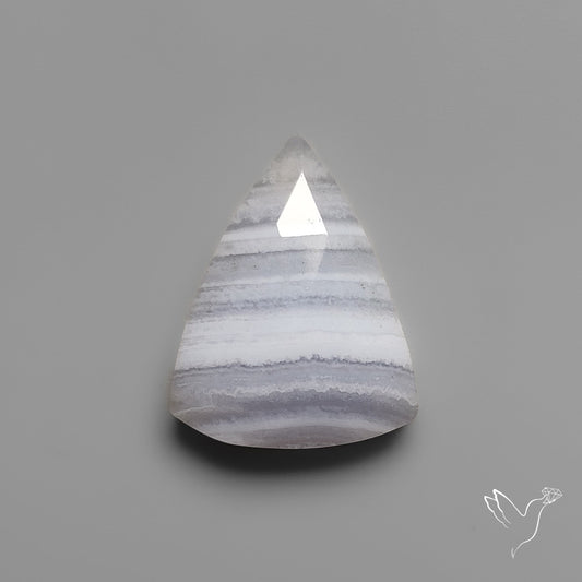 Rose Cut Blue Lace Agate