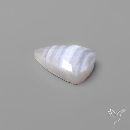 Rose Cut Blue Lace Agate