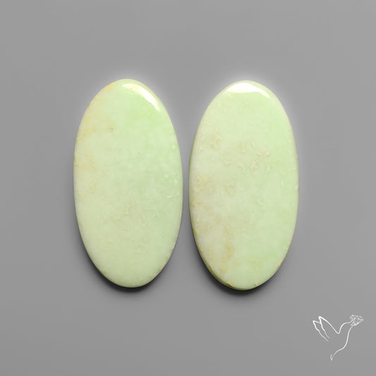 Lemon Chrysoprase Pair