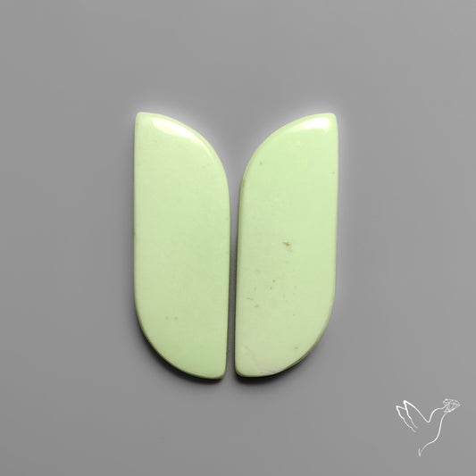 Lemon Chrysoprase Pair