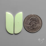 Lemon Chrysoprase Pair