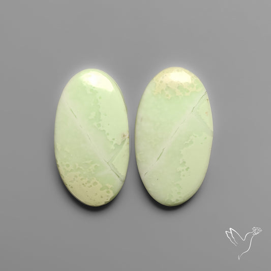 Lemon Chrysoprase Pair
