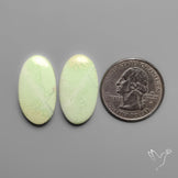 Lemon Chrysoprase Pair