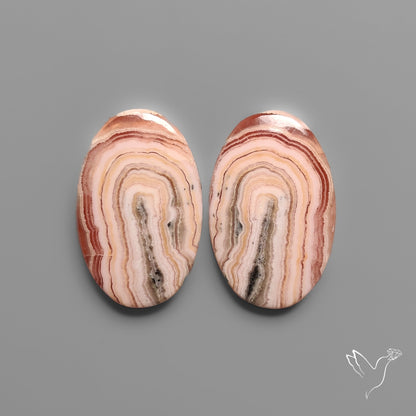Rhodochrosite Pair