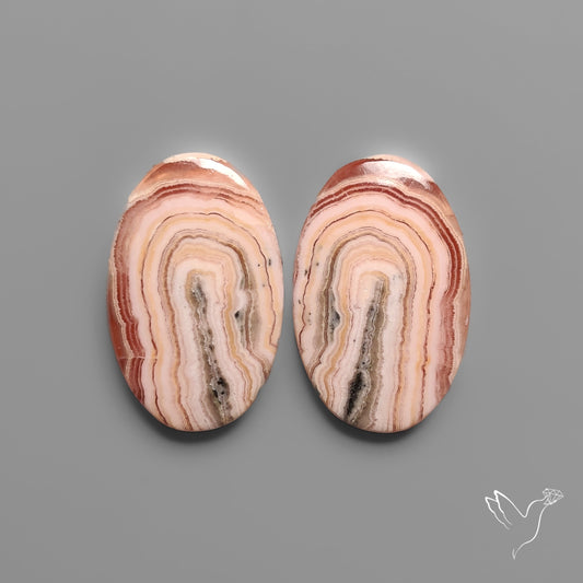 Rhodochrosite Pair