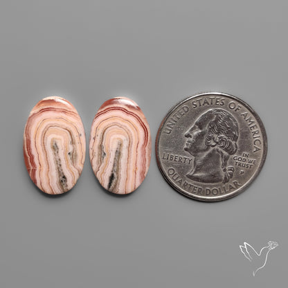 Rhodochrosite Pair
