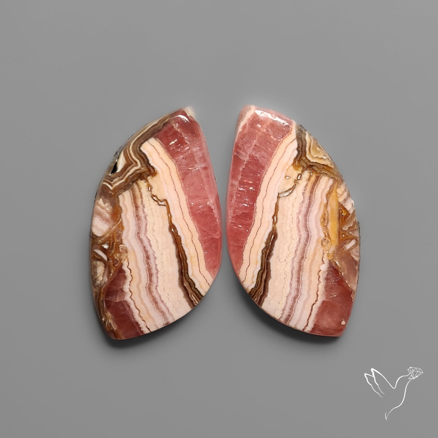 Rhodochrosite Pair