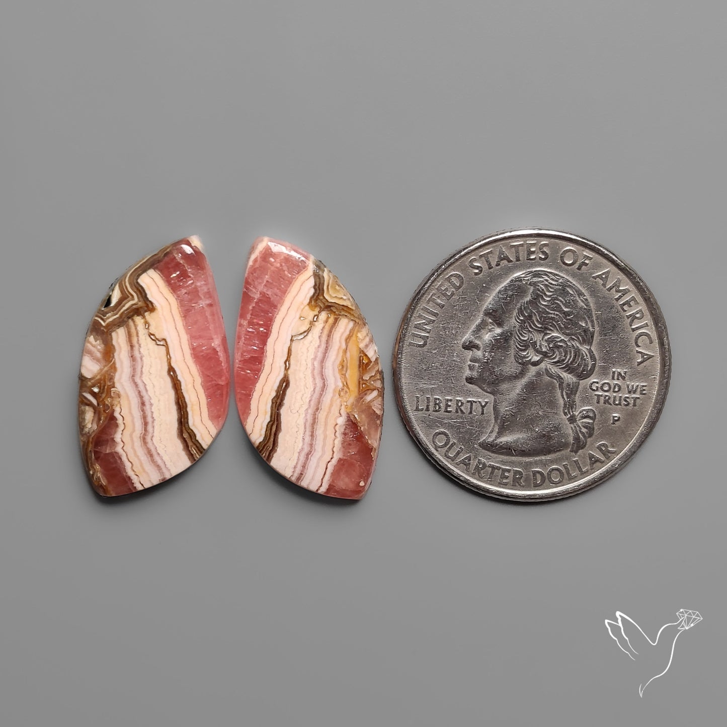 Rhodochrosite Pair