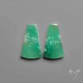 Gemmy Chrysoprase Pair
