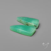 Gemmy Chrysoprase Pair