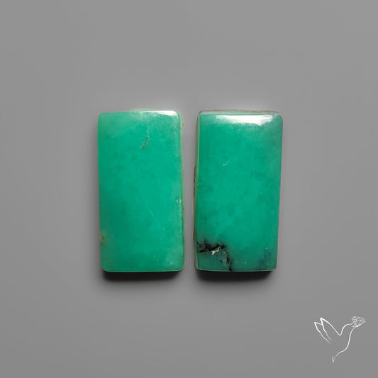 Gemmy Chrysoprase Pair