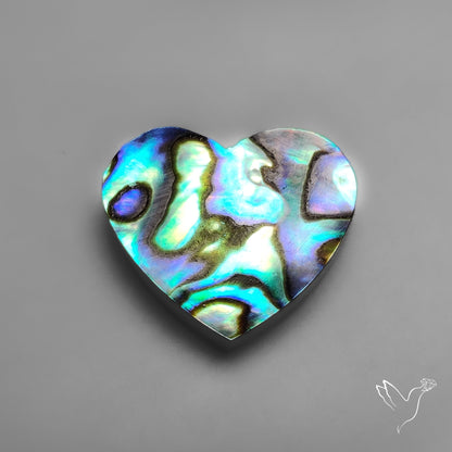 Abalone Shell Heart