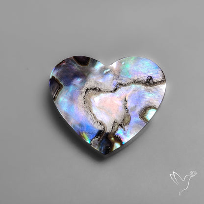 Abalone Shell Heart