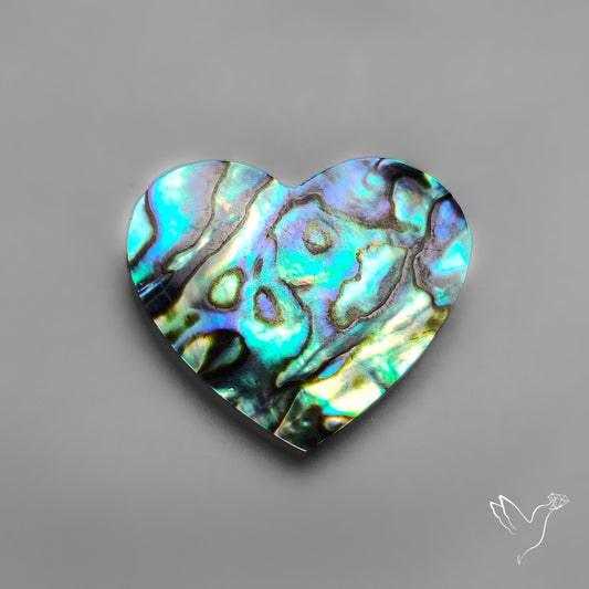Abalone Shell Heart