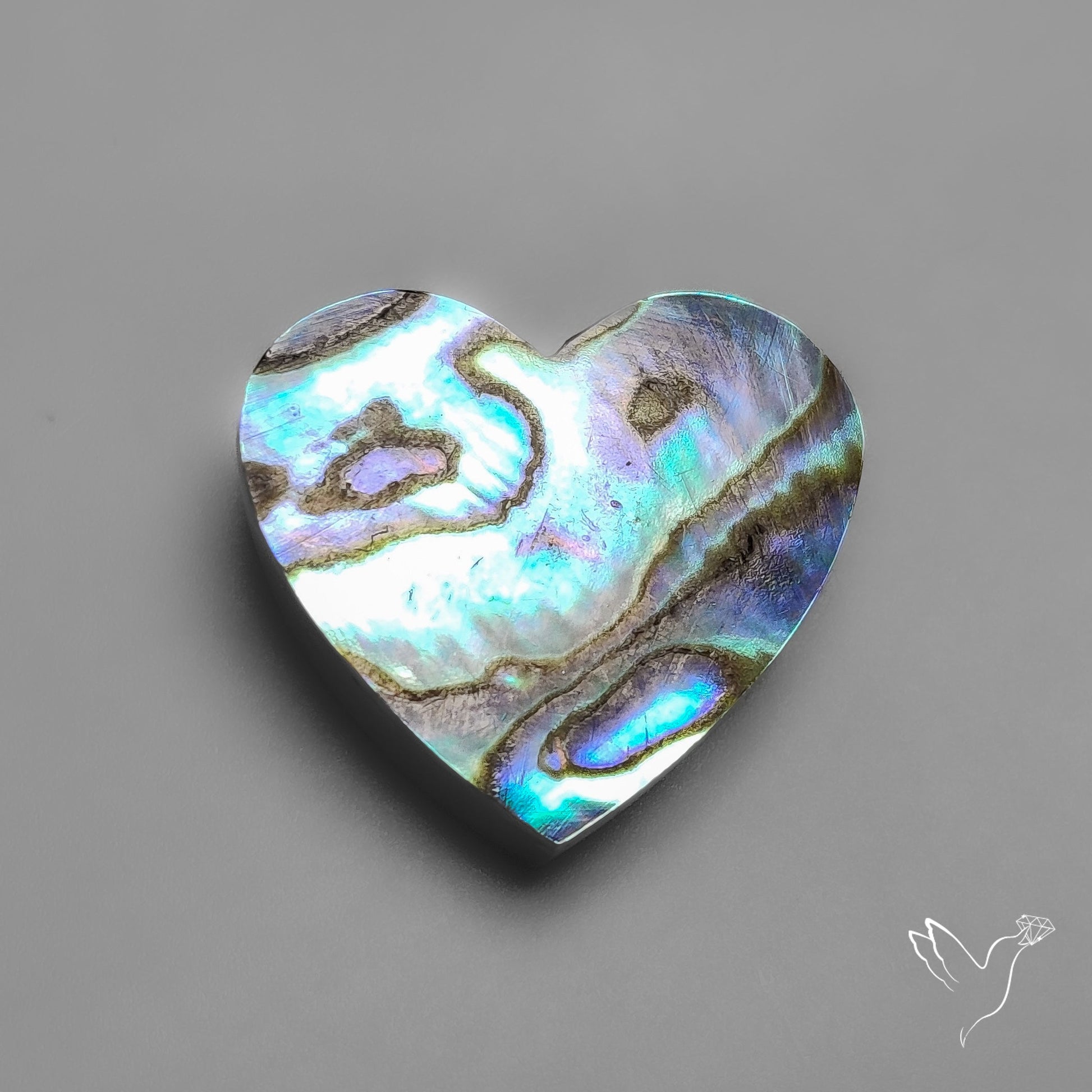 Abalone Shell Heart