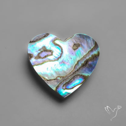 Abalone Shell Heart