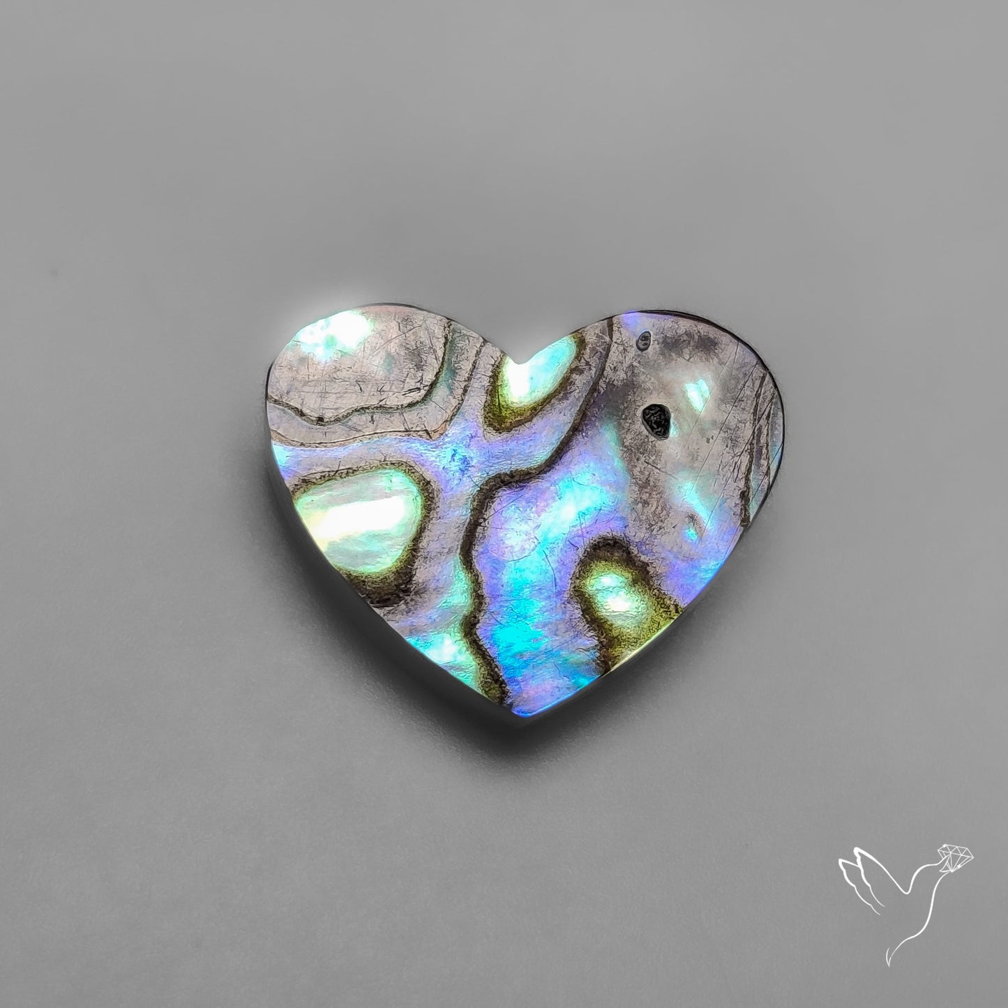 Abalone Shell Heart