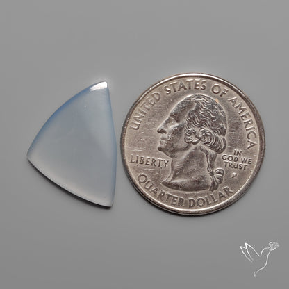 Namibian Blue Chalcedony Cabochon