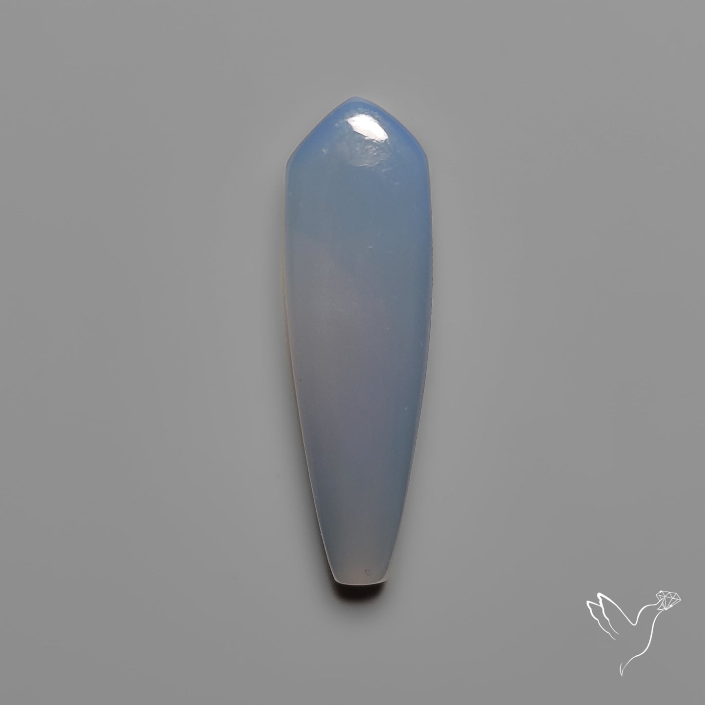 Namibian Blue Chalcedony Cabochon