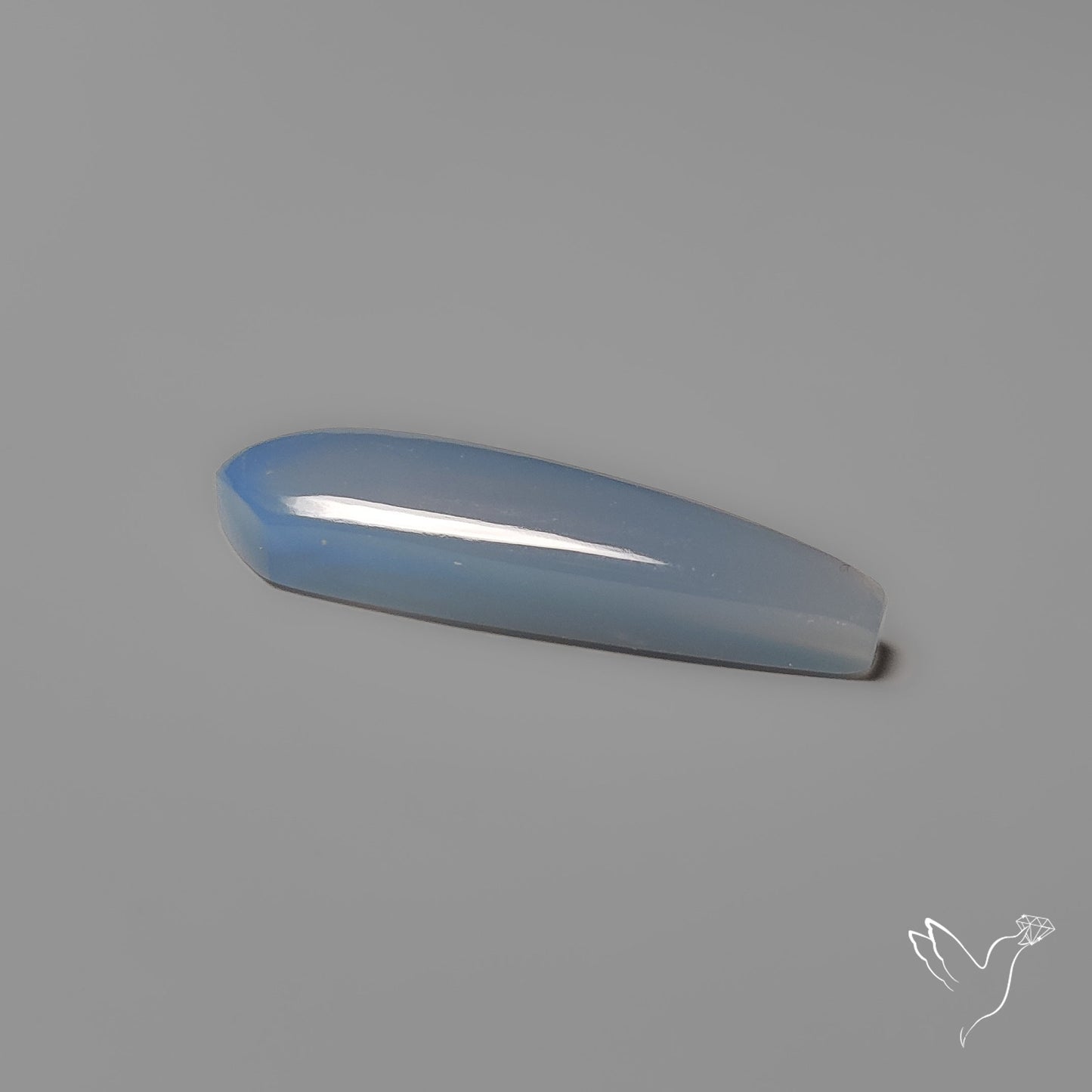 Namibian Blue Chalcedony Cabochon