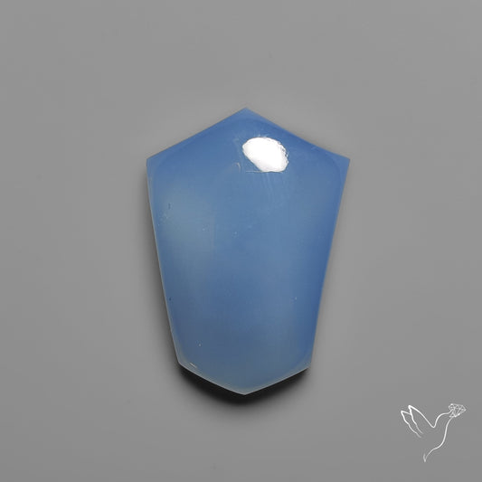 Namibian Blue Chalcedony Cabochon