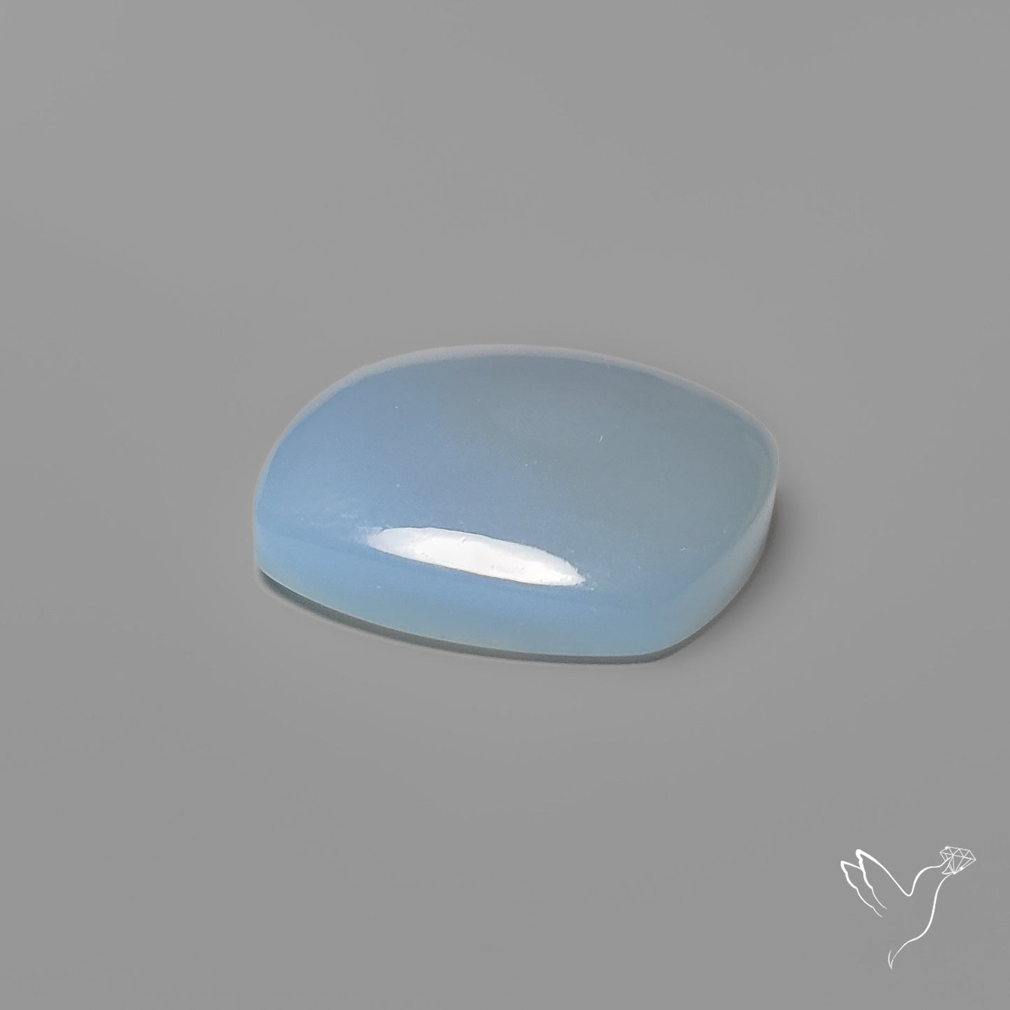 Namibian Blue Chalcedony Cabochon