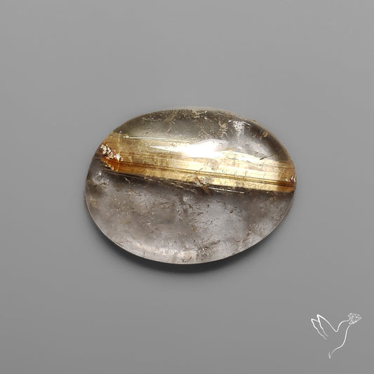 Golden Rutilated Quartz Cabochon