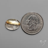 Golden Rutilated Quartz Cabochon