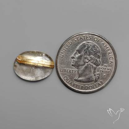 Golden Rutilated Quartz Cabochon