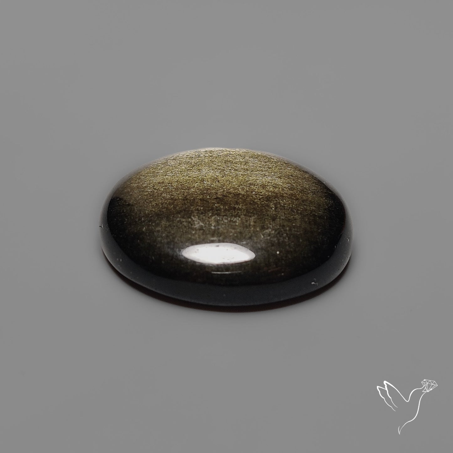 Goldsheen Obsidian Cabochon