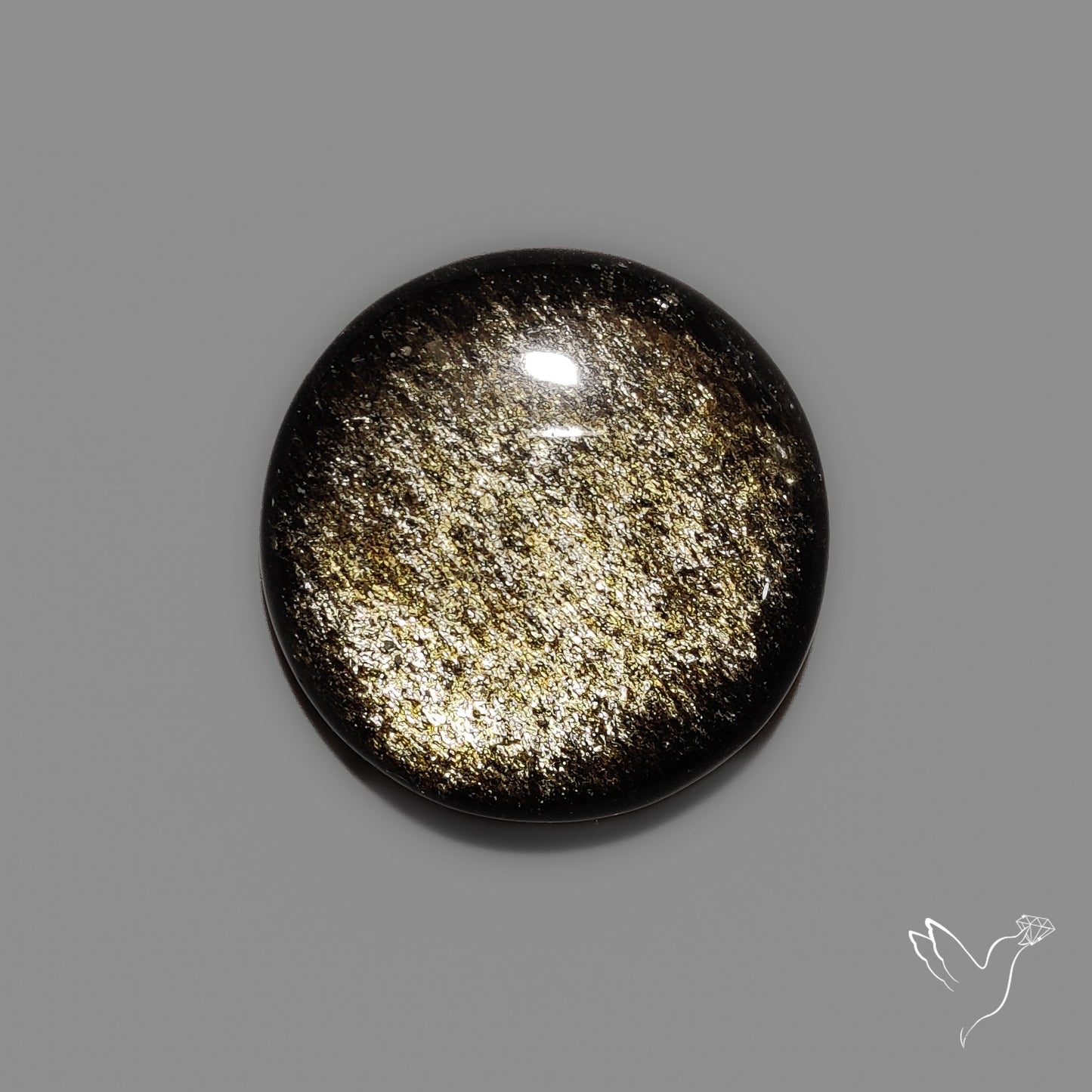 Goldsheen Obsidian Cabochon