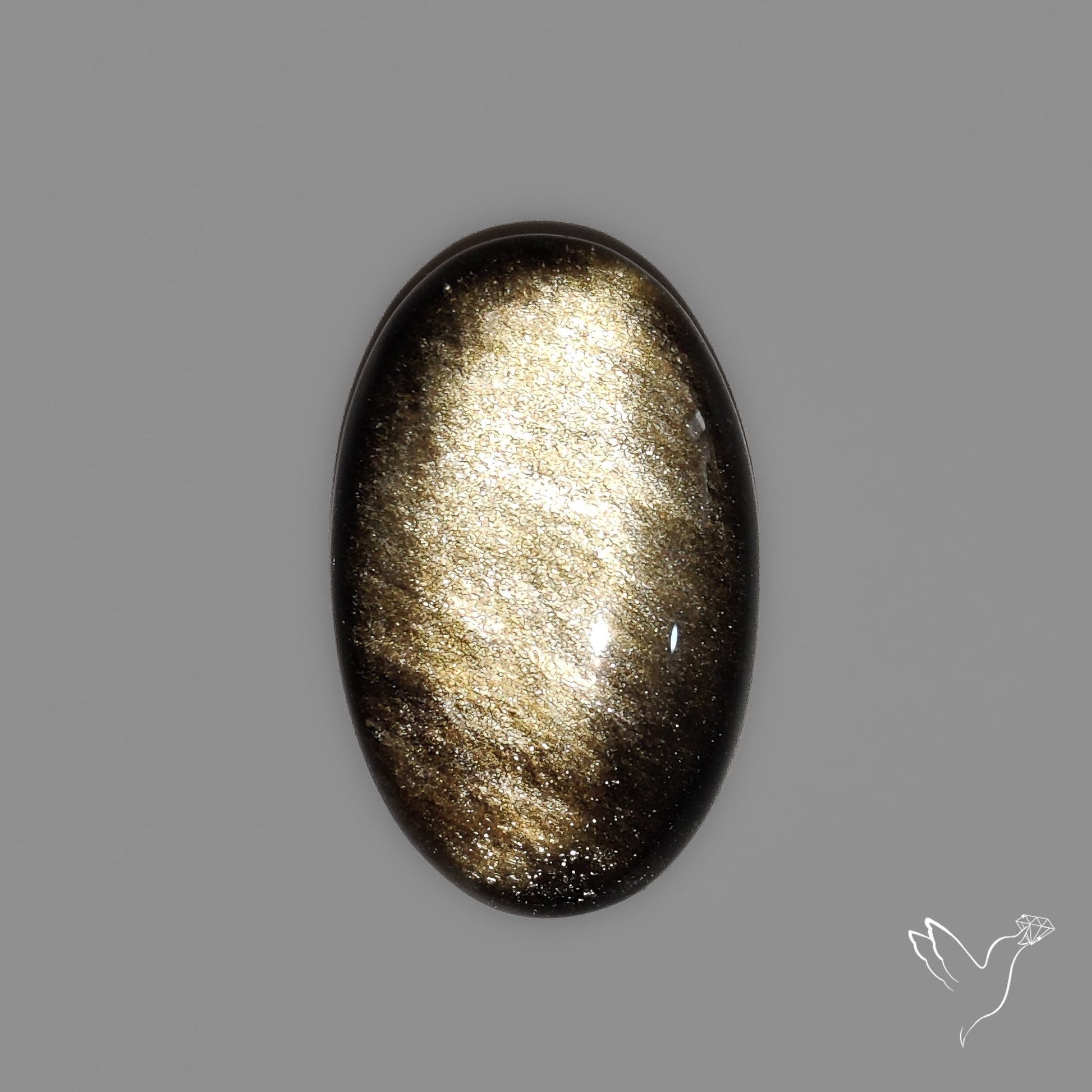 Goldsheen Obsidian Cabochon