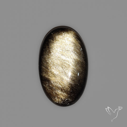 Goldsheen Obsidian Cabochon