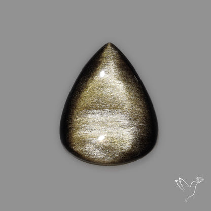 Goldsheen Obsidian Cabochon
