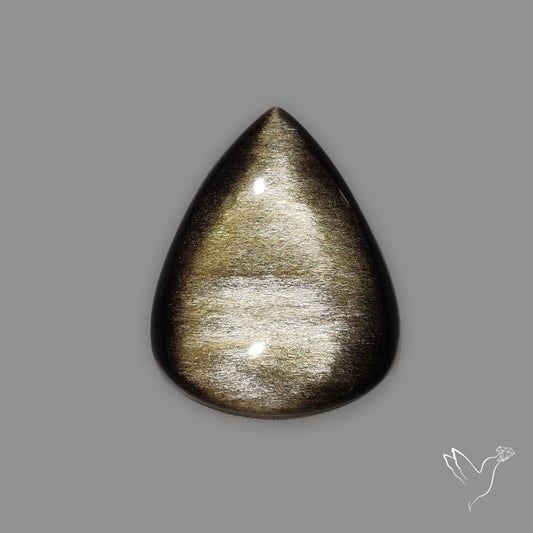 Goldsheen Obsidian Cabochon