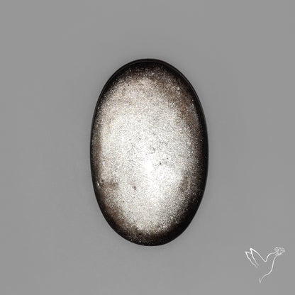 Silversheen Obsidian Cabochon