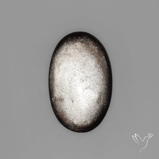 Silversheen Obsidian Cabochon
