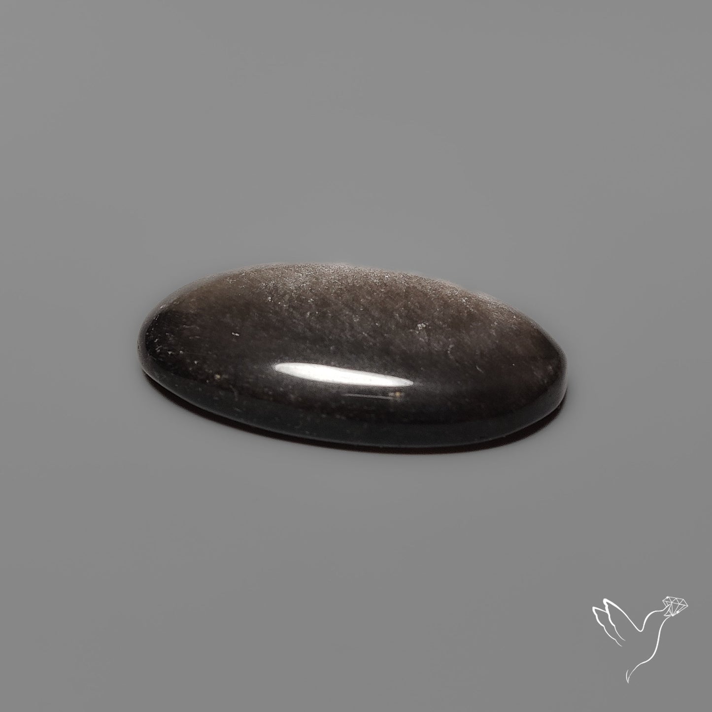 Silversheen Obsidian Cabochon