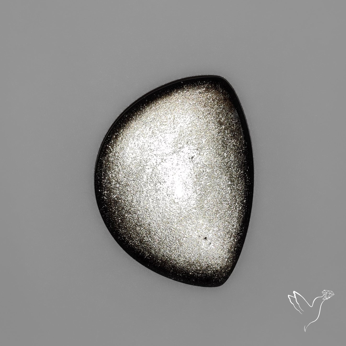 Silversheen Obsidian Cabochon