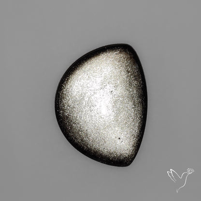 Silversheen Obsidian Cabochon