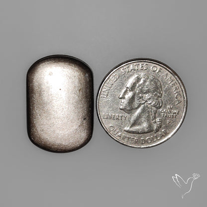 Silversheen Obsidian Cabochon