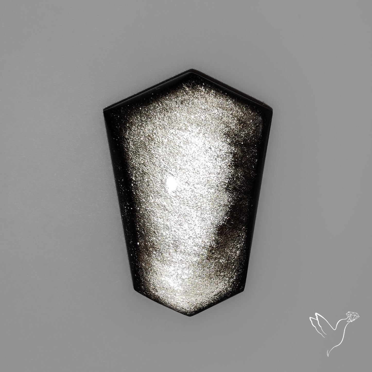 Silversheen Obsidian Cabochon