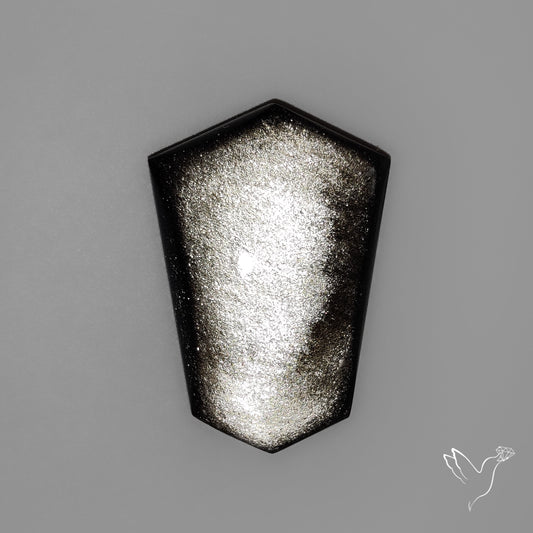Silversheen Obsidian Cabochon