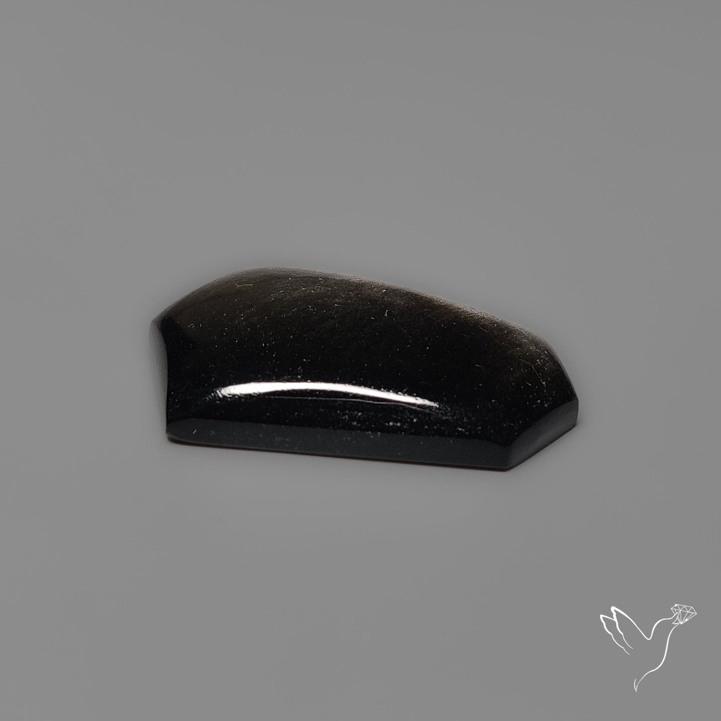 Silversheen Obsidian Cabochon