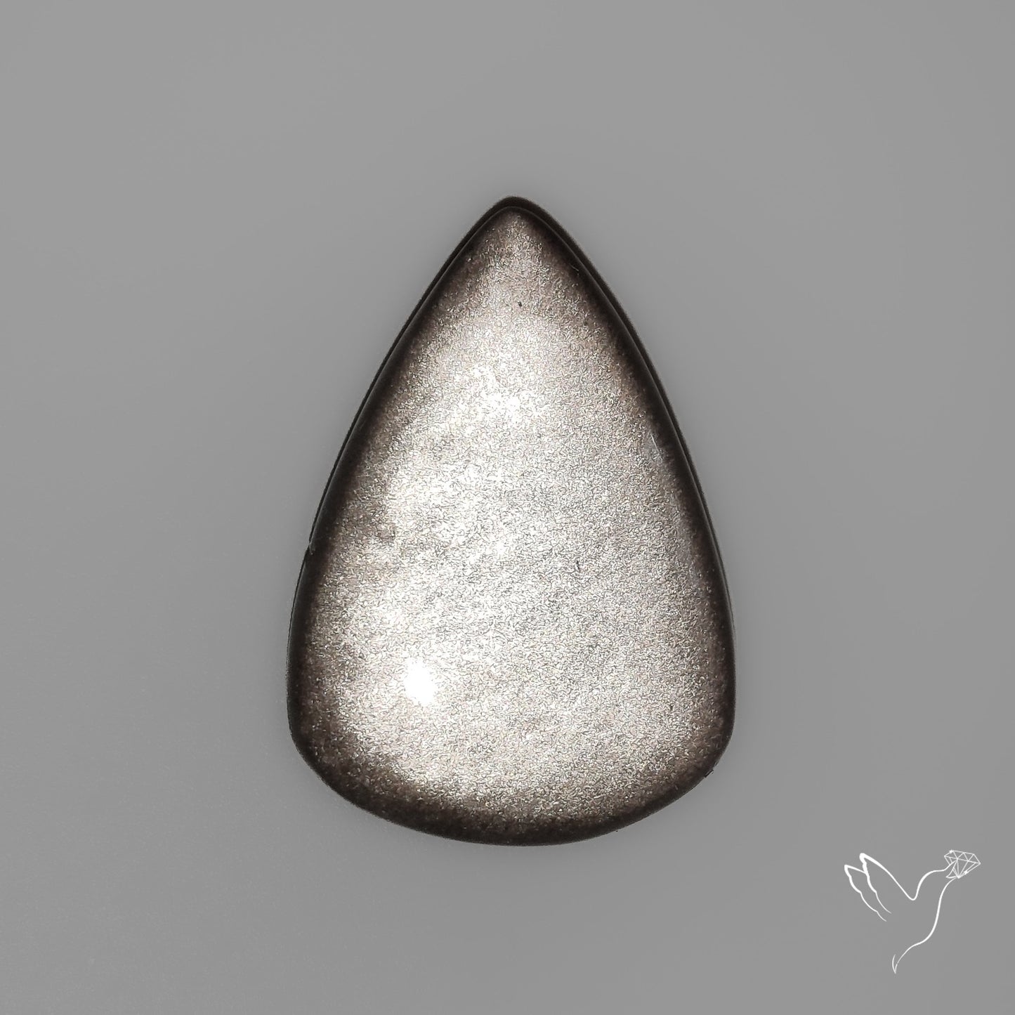 Silversheen Obsidian Cabochon