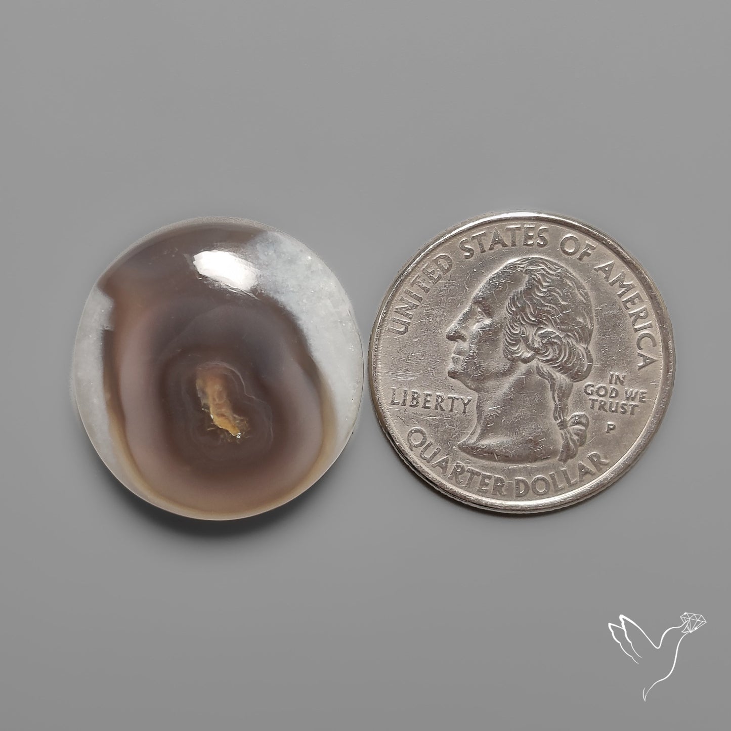 Shiva Eye Solar Quartz Cabochon