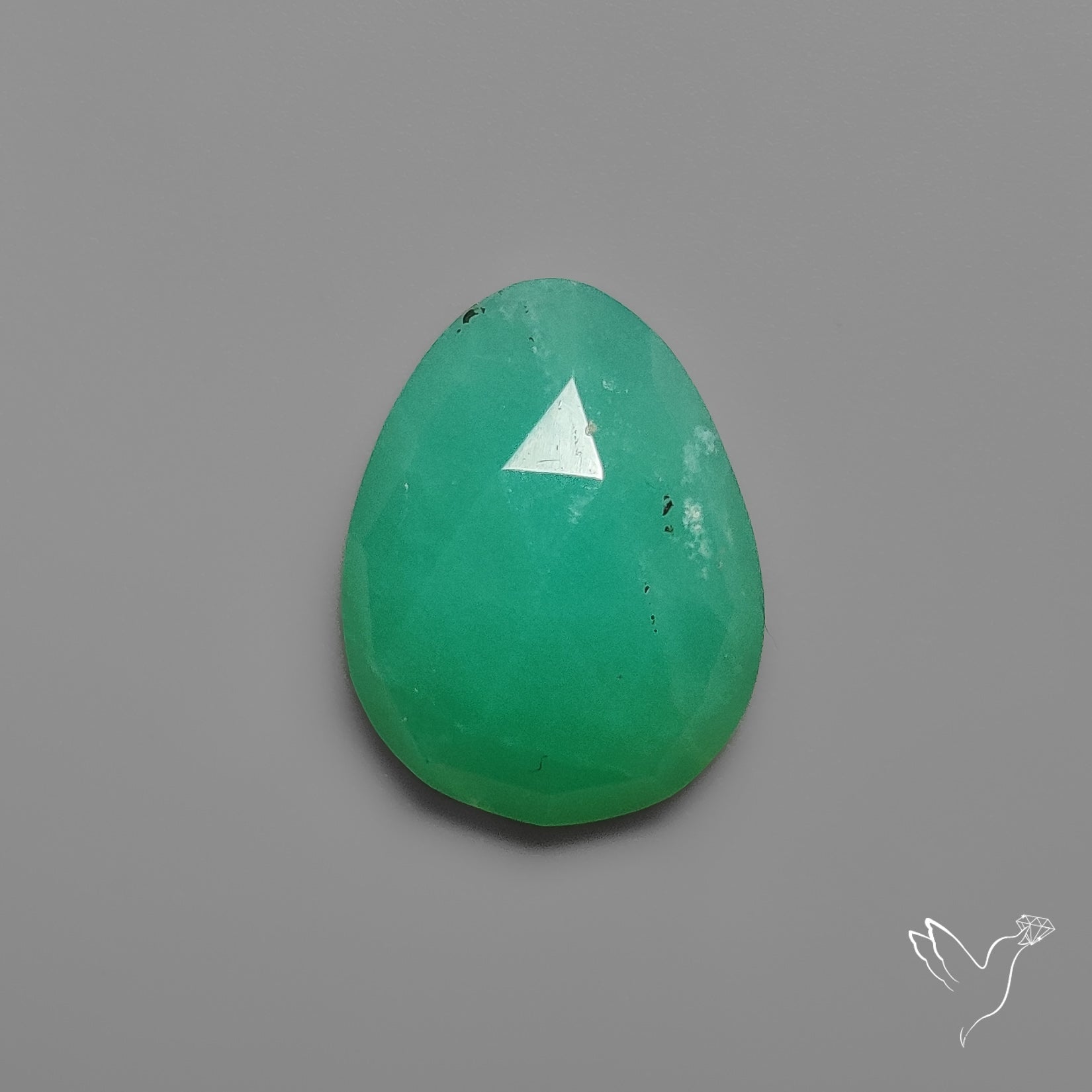 Rose Cut Gemmy Chrysoprase