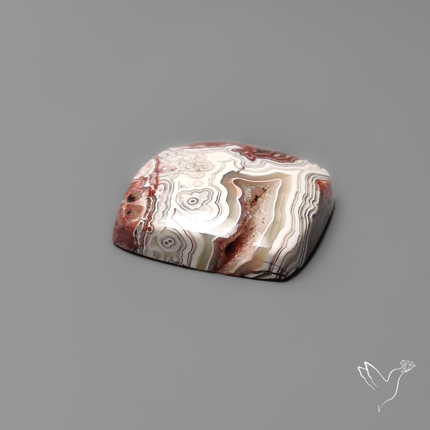 Laguna Lace Agate Cabochon