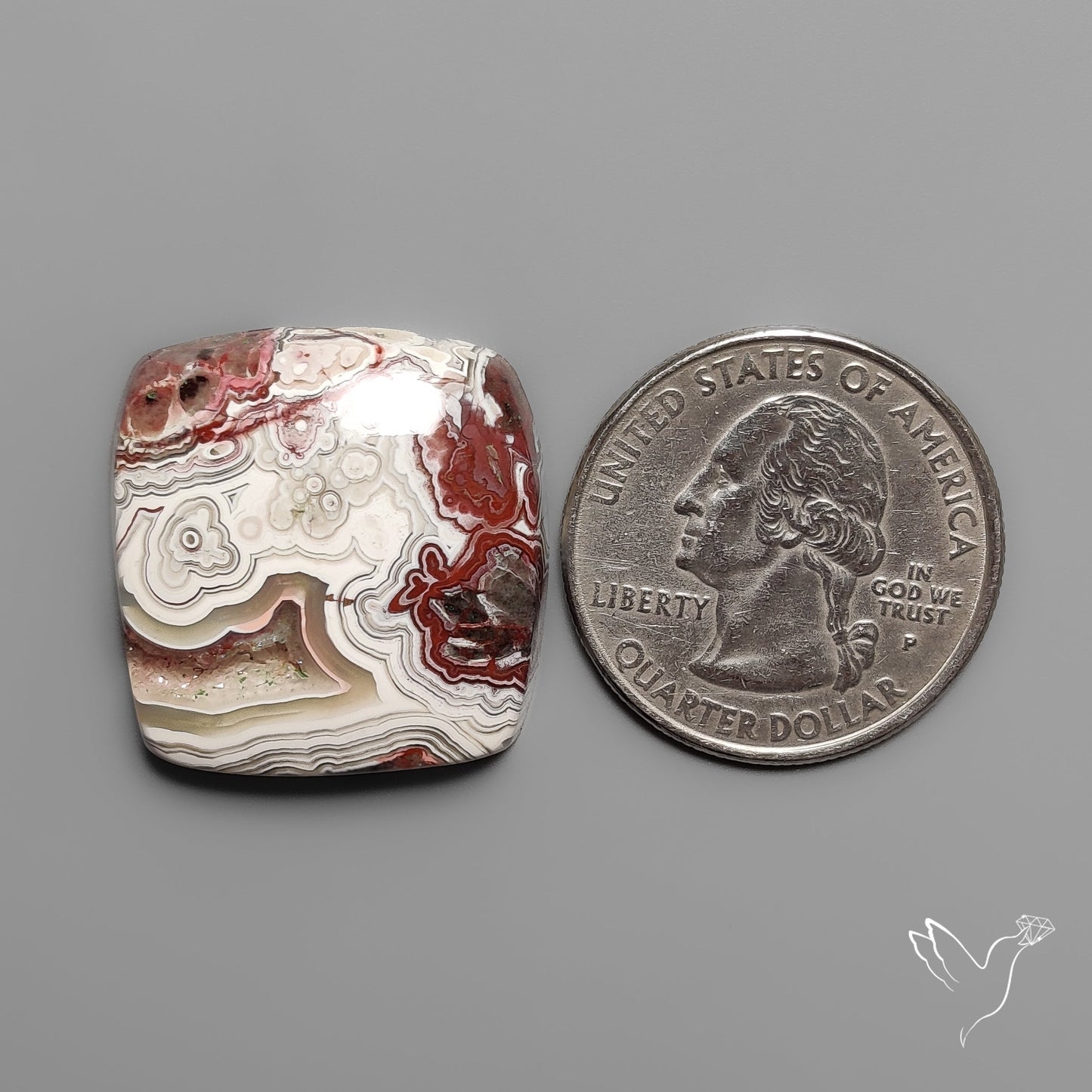 Laguna Lace Agate Cabochon